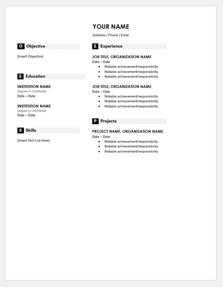 Free Download Program How Tomicrosoft Word Resume Template